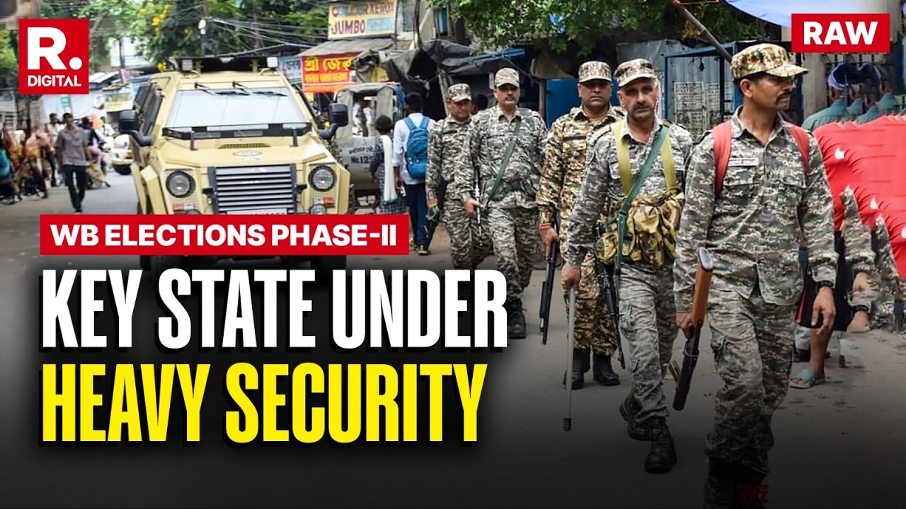 Elections 2026: West Bengal Under Heavy Central Force Security Ahead Of Phase-II Polls