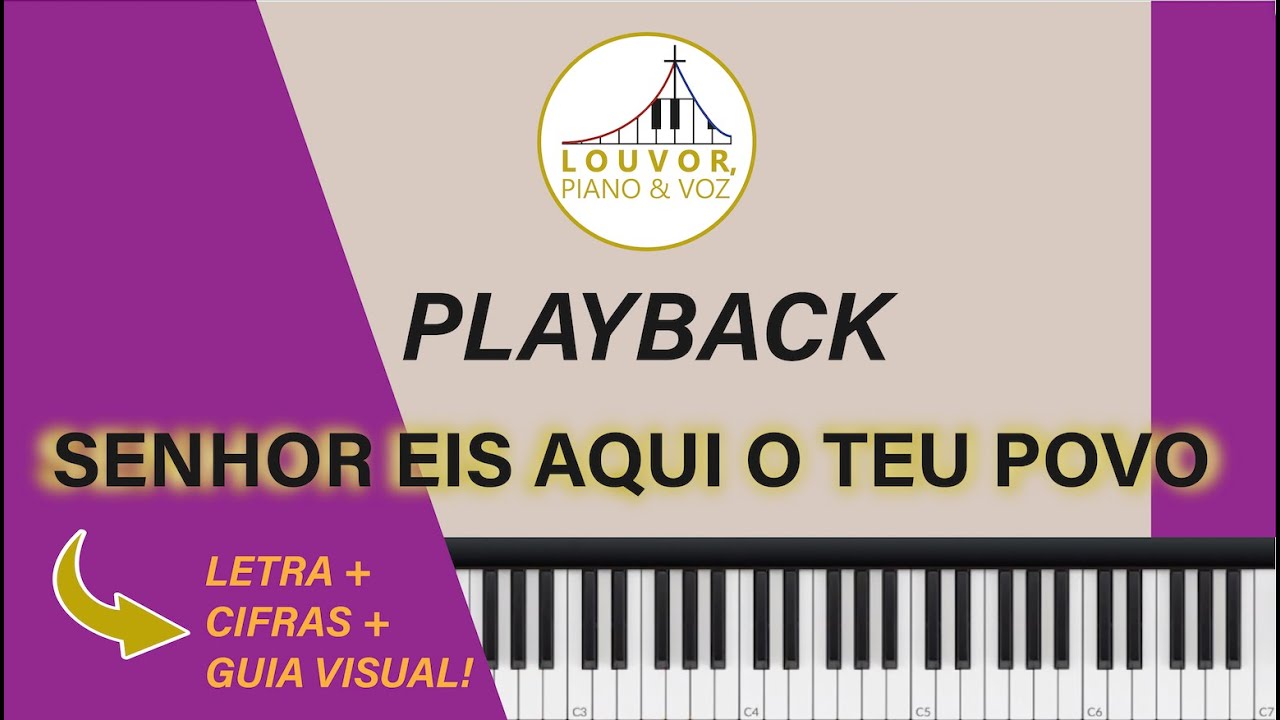 Senhor eis aqui o teu povo - PLAYBACK - Canto de entrada para o tempo da quaresma
