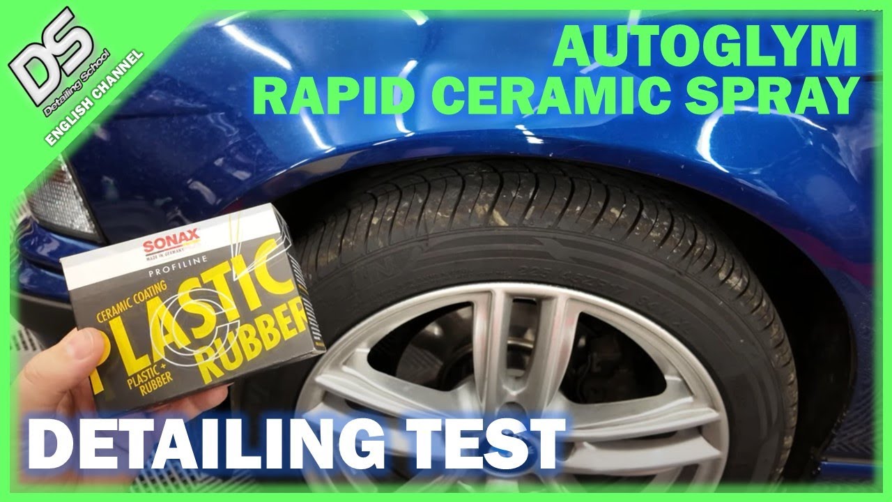 TEST: SONAX PROFILINE CC Plastic+Rubber ceramic coating tested on tires