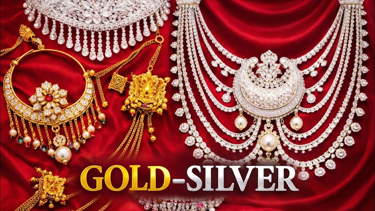 Gold vs Silver Matching Jewellery 💛🤍 | Trending Designer Sets