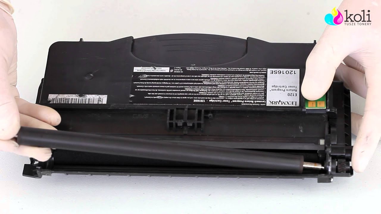 INSTRUKCJA TONER LEXMARK 12016SE 12036SE E120 E120N