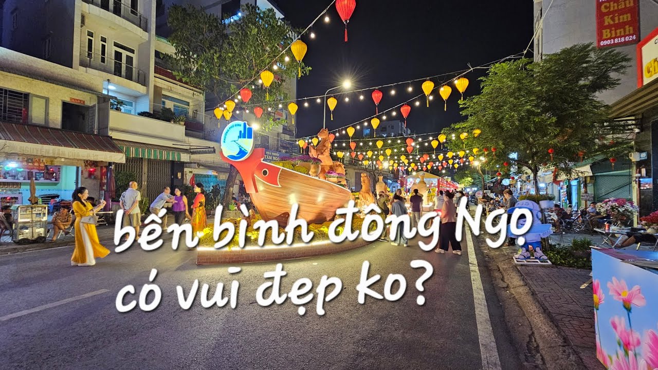 Hoa xuân bến bình đông Ngọ ra sao..#dulich #hoaxuan#vietkieu #4gobaron #travel #Vietnamcountry 
