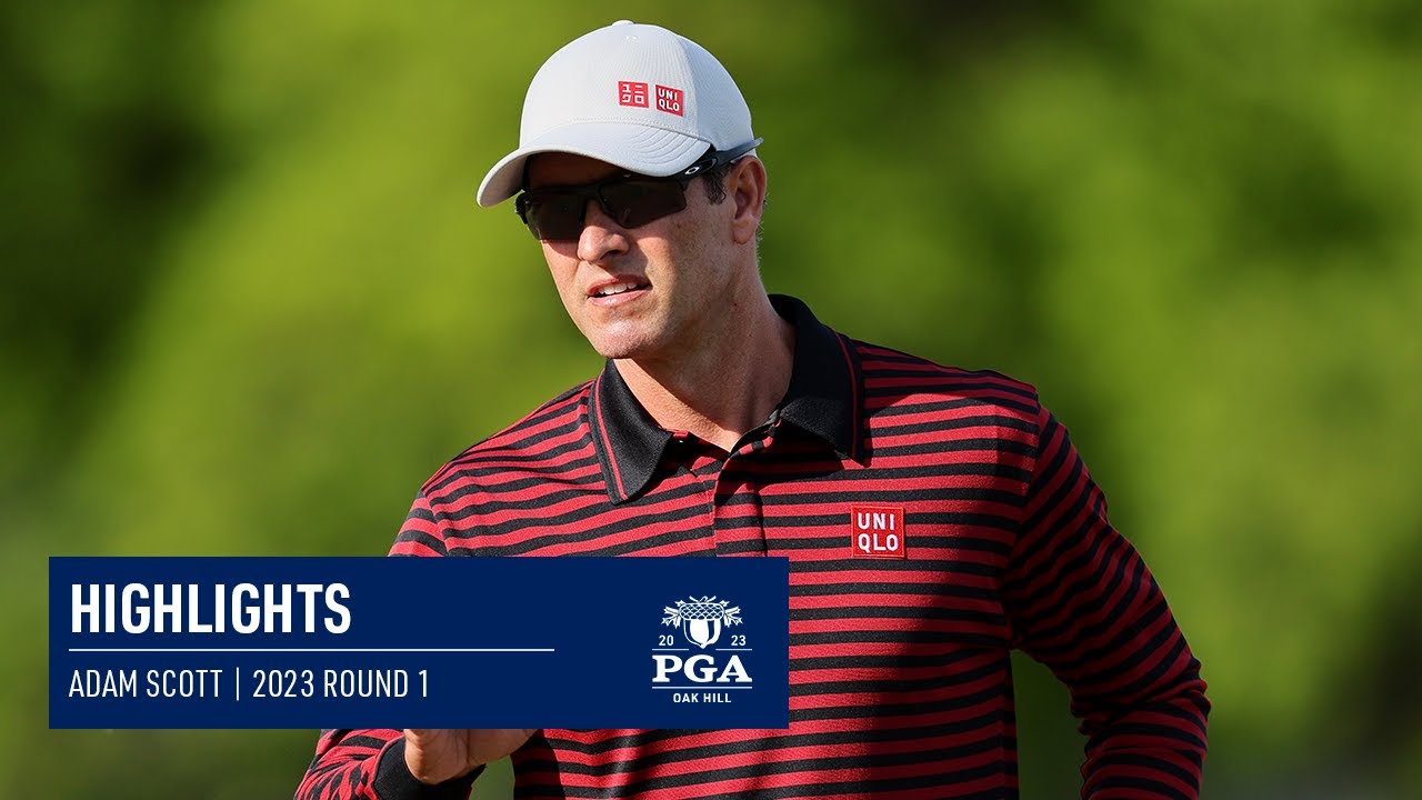 Adam Scott Shoots a 2-Under 68 | Round 1 | 2023 PGA Championship