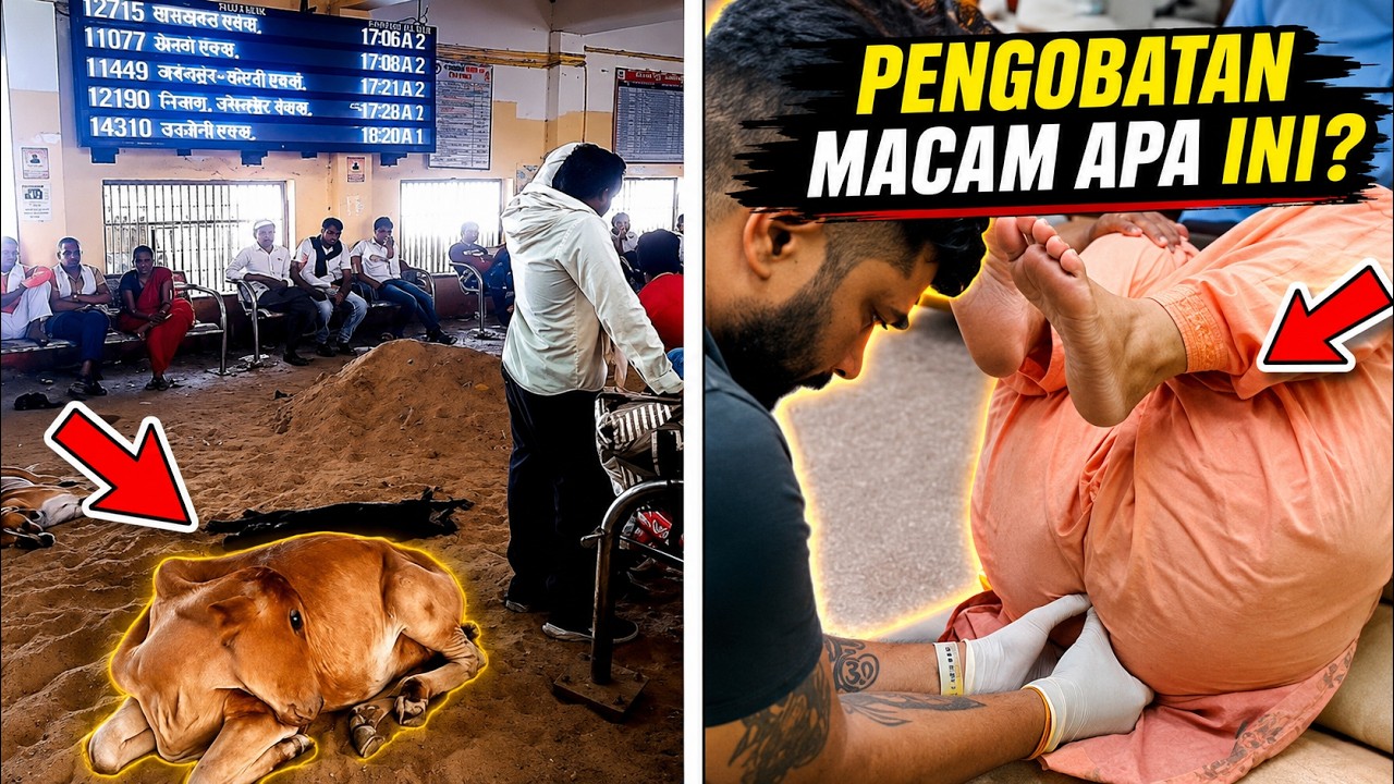 STASIUN KERETA ADA LEMBUNYA! MOMEN NGAKAK WARGA PRINDAVAN PART 3