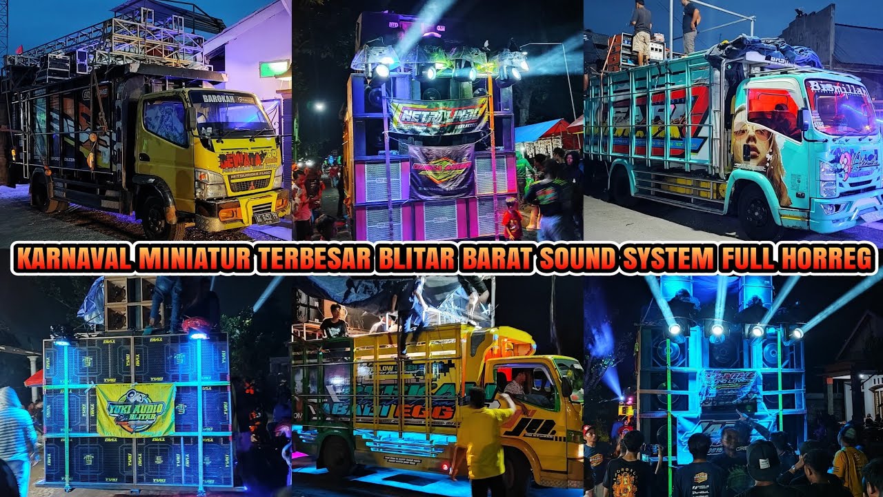 Karnaval miniatur desa kolomayan wonodadi blitar sound system full horreg