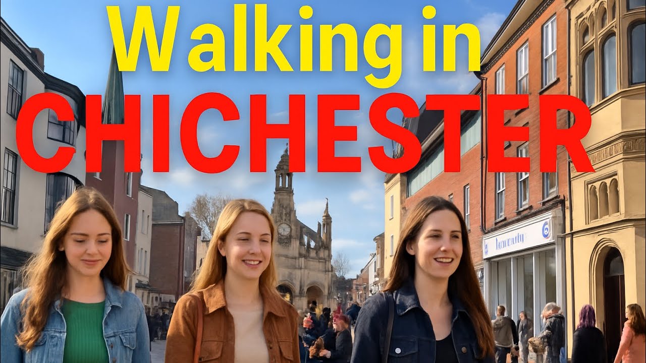 A  Relaxing Walk Through Chichester City Centre |Hidden Gems|Chichester|UK City Centre Walks|ASMR