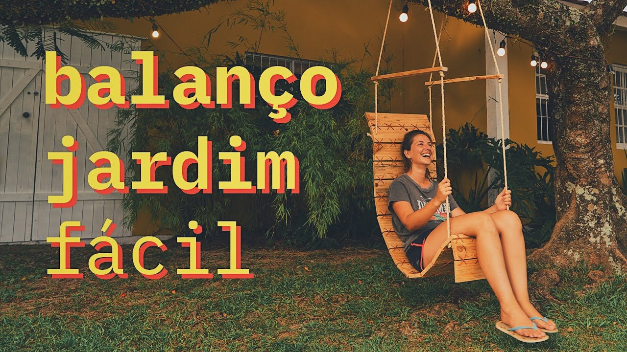 DIY - BALANÇO DE JARDIM | Fácil de fazer!