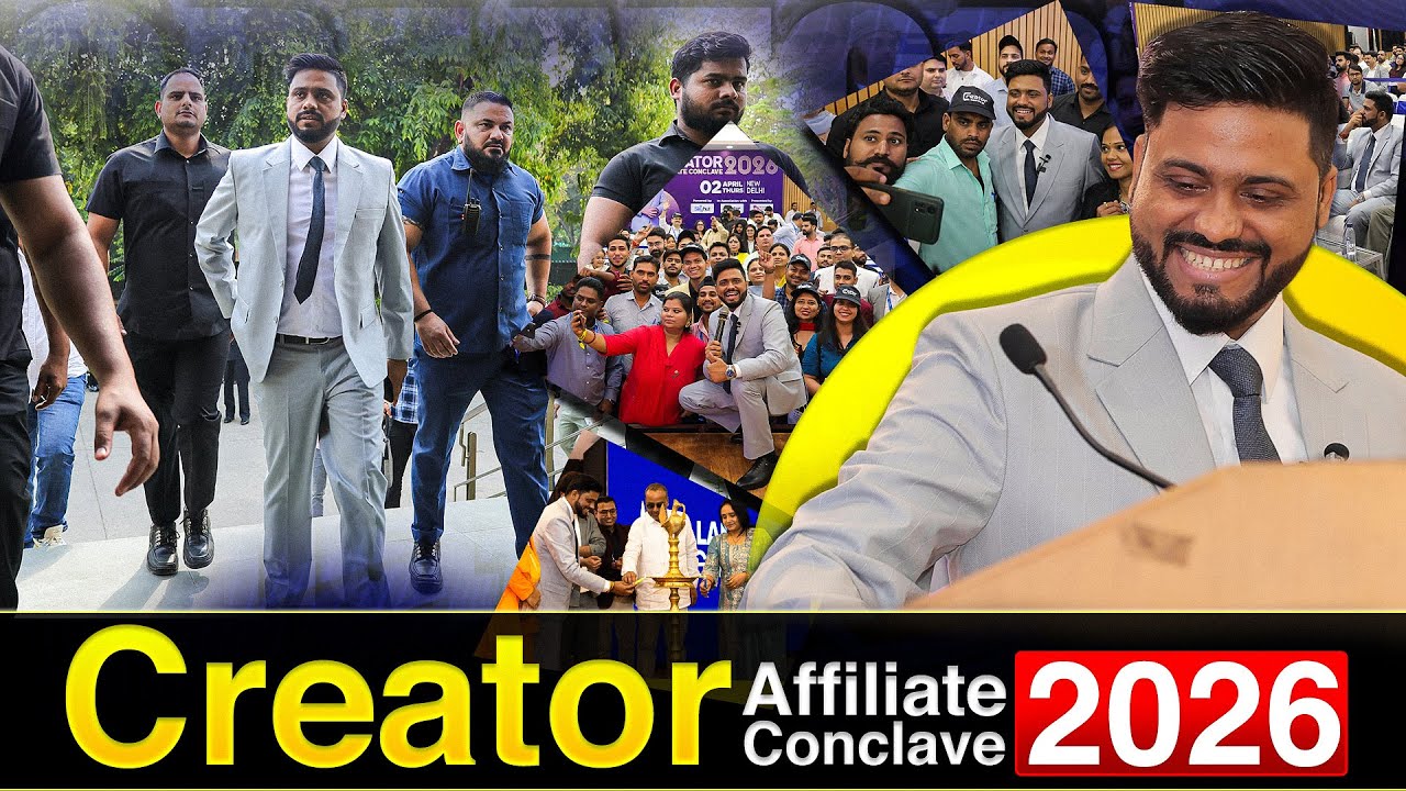 Creator Affiliate Conclave Delhi 2026: 300 Creators Event IN Delhi || Games और Creator Community