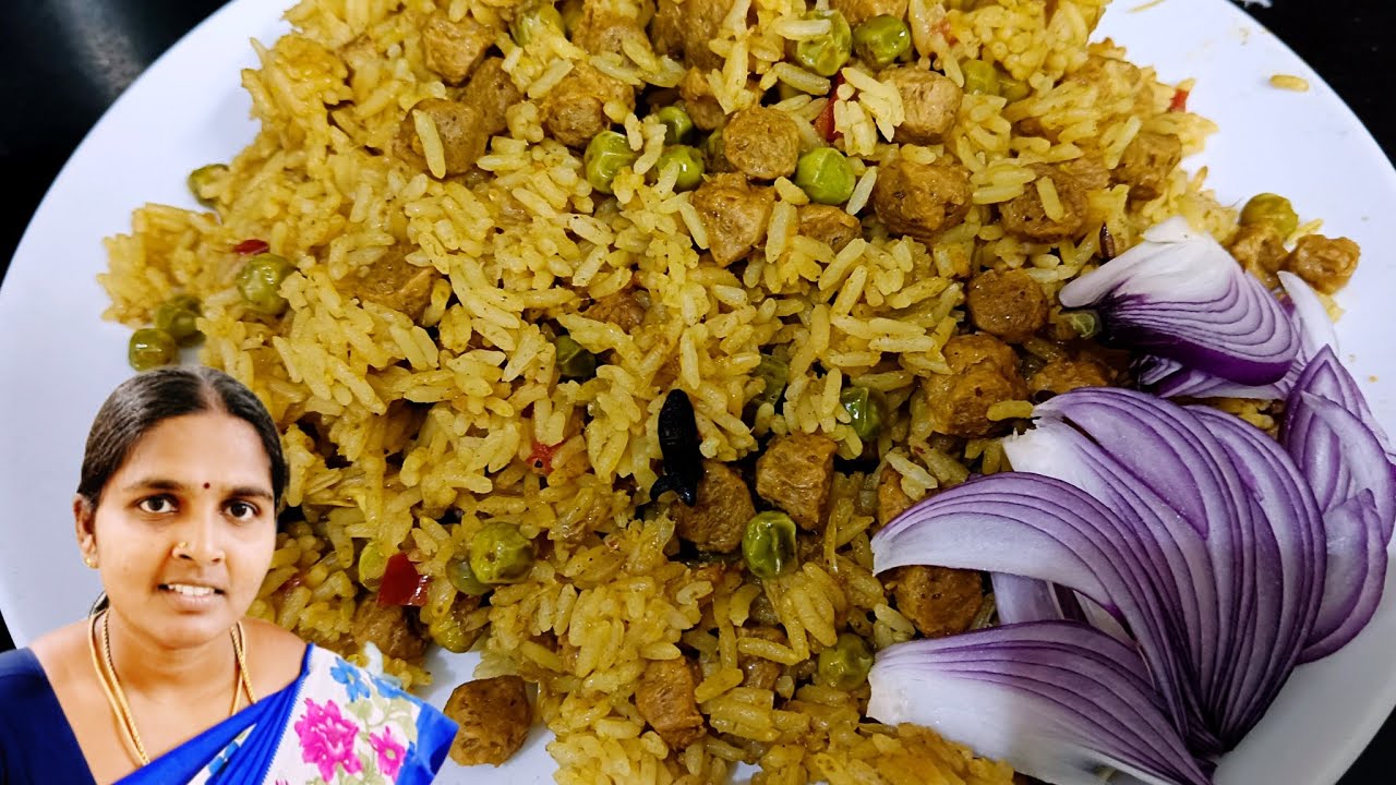 😋டேஸ்டியான பிரியாணி👌புதினாஓட பிளவர்ல பிரஸ்கிரீம்பீஸ் மீன்மேக்கர் சேர்த்துசெஞ்ச ஒரு ஹெல்த்தி டேஸ்டி👌💯