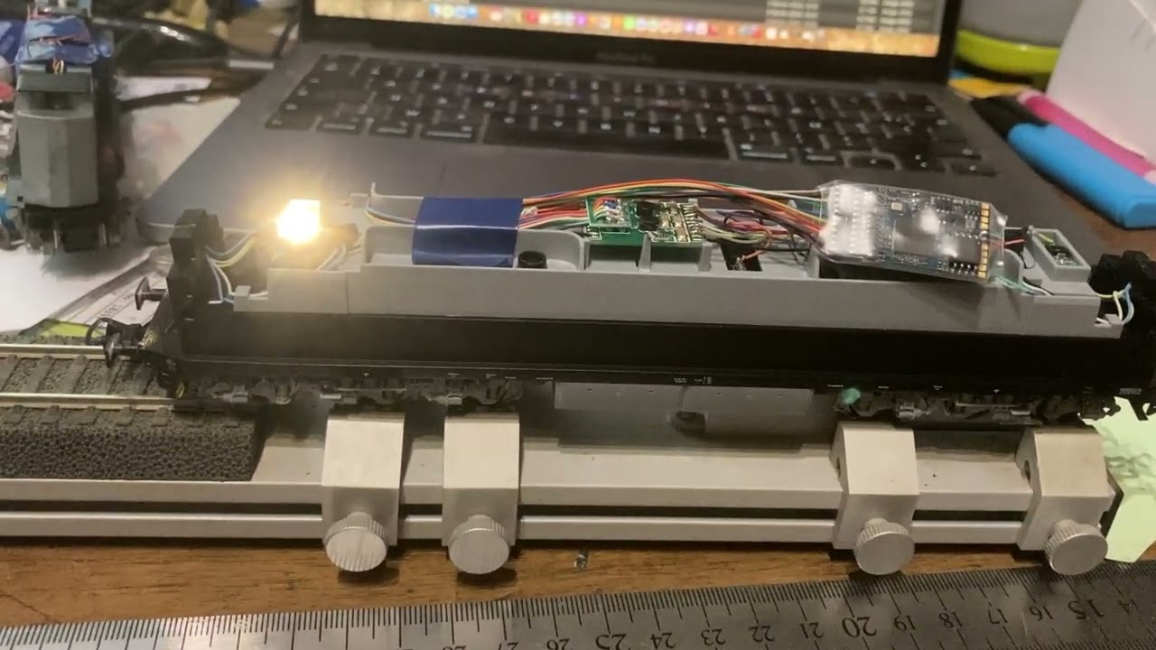Test de digitalisation sonore d'une BR119 PIko