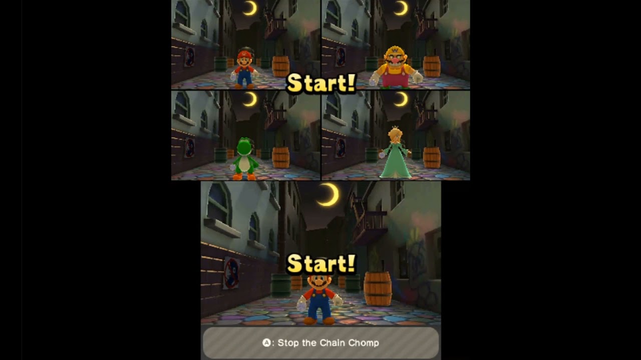 Mario Party: The Top 100 - Mario Party 5 Minigame - Night Light Fright (Free-for-all)