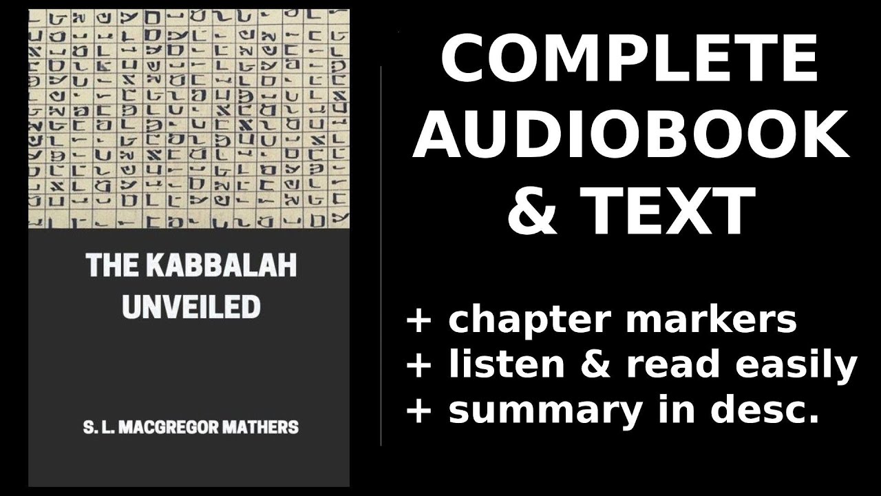 The Kabbalah Unveiled ❤️ By S. L. MacGregor Mathers. FULL Audiobook