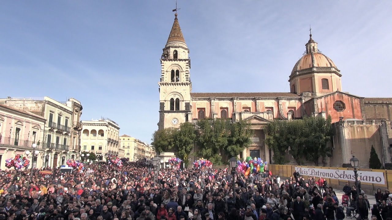 Festa di San Sebastiano – Uscita | Piazza del Duomo, Acireale, 2018