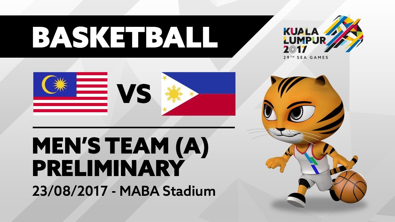 KL2017 29th SEA Games | Men's Basketball - MAS 🇲🇾 vs PHI 🇵🇭 | 23/08/2017