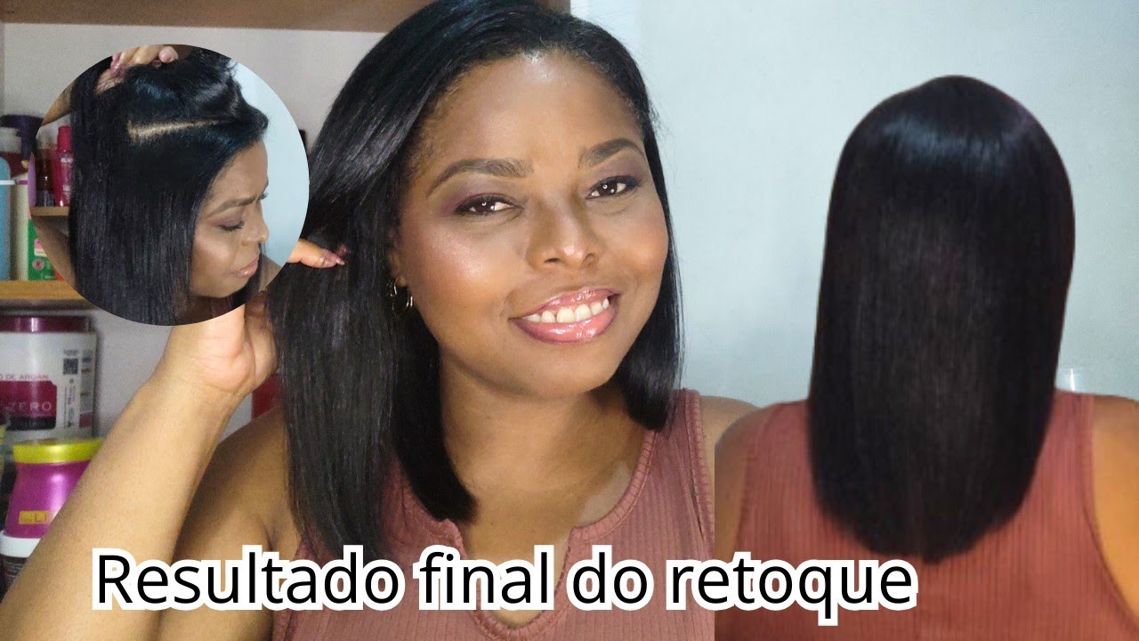 Resultado final do retoque com botox, cortei o cabelo!!!