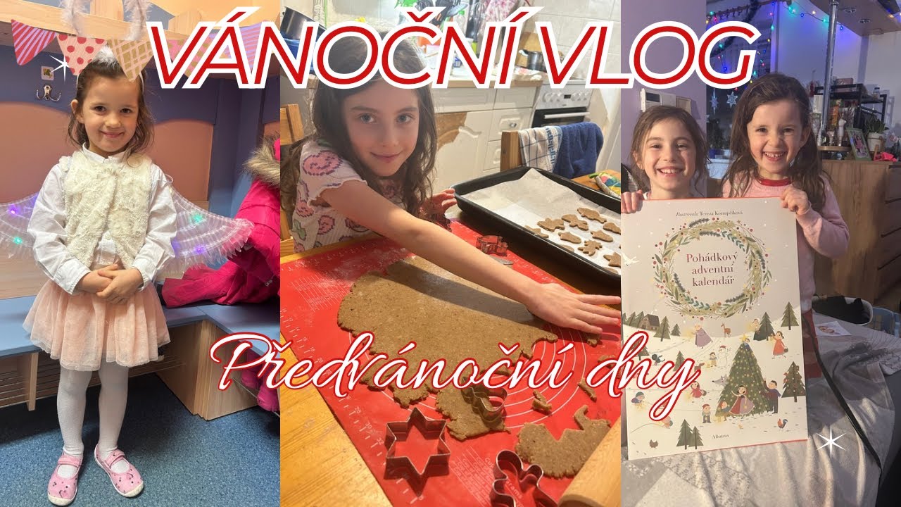 Christmas vlog  🎄 | Pečení cukroví, nakupuju dárečky, adventní kalendáře a nemoc