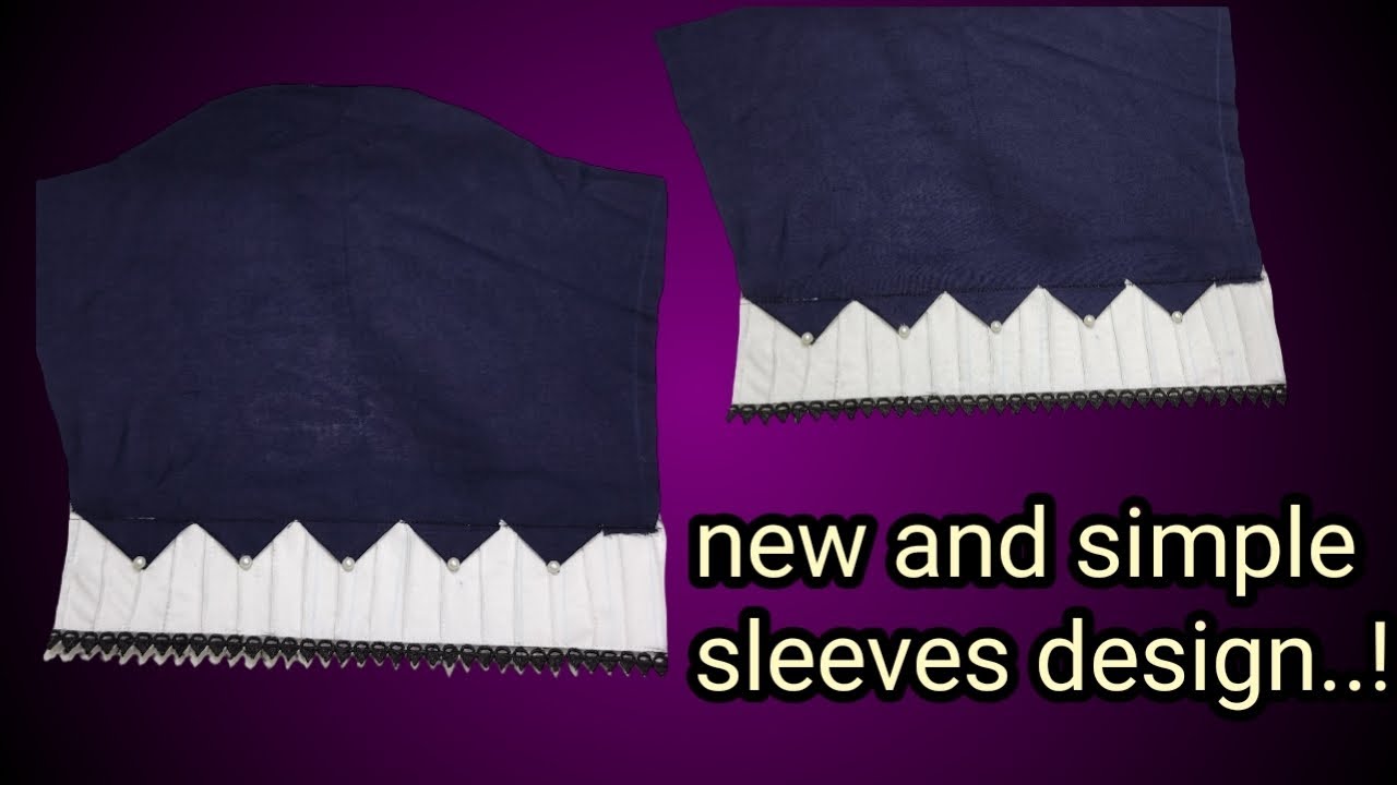 Create the most stylish design of sleevs with Pintucks and Lace #design #sleevesdesign #stylish