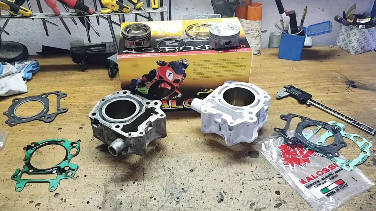 НОВЫЙ ЦИЛИНДР MALOSSI 180 CC - КАКОЕ СЖАТИЕ!