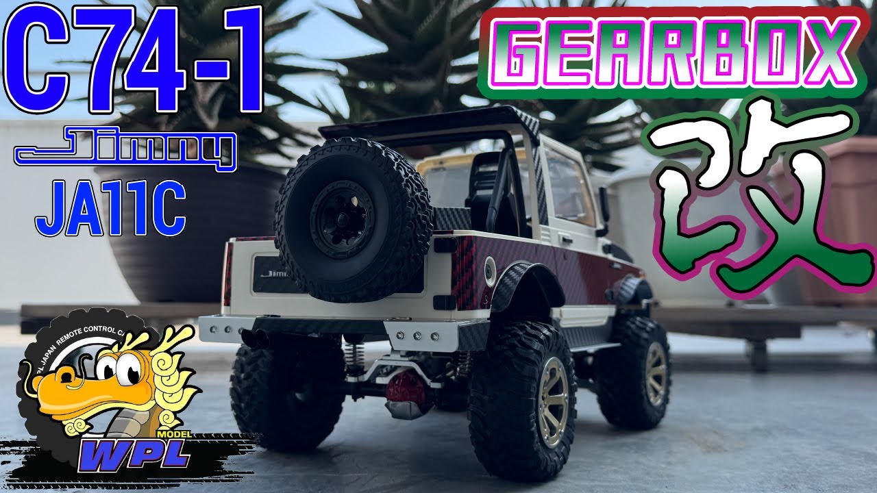 WPL, C74-1 Jimny JA11C  Crawler,  ギアボックス / モーター換装編