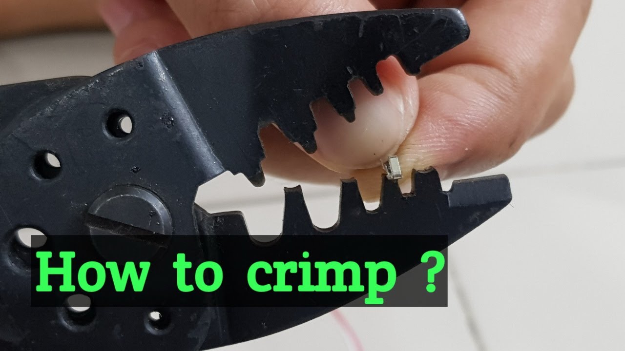 How to crimp  Pin and  Socket  contact  วิธีใช้คีมย้ำสายไฟ เพื่อต่อสาย  พัดลมคอม ต่ออุปกรณ์ลงบอร์ด