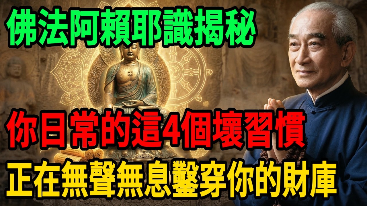 南懷瑾：人到中年，為什麼越努力越窮？看完這段因果，你就知道福報漏在哪裡了！#南懷瑾 #佛學 #因果 #佛學知識 #佛法智慧 #佛教文化 #修心修行 #南無阿彌陀佛