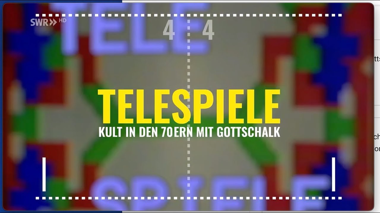 Absolut Kult! "Telespiele" mit Gottschalk! Die erste Computergameshow im Fernsehen!