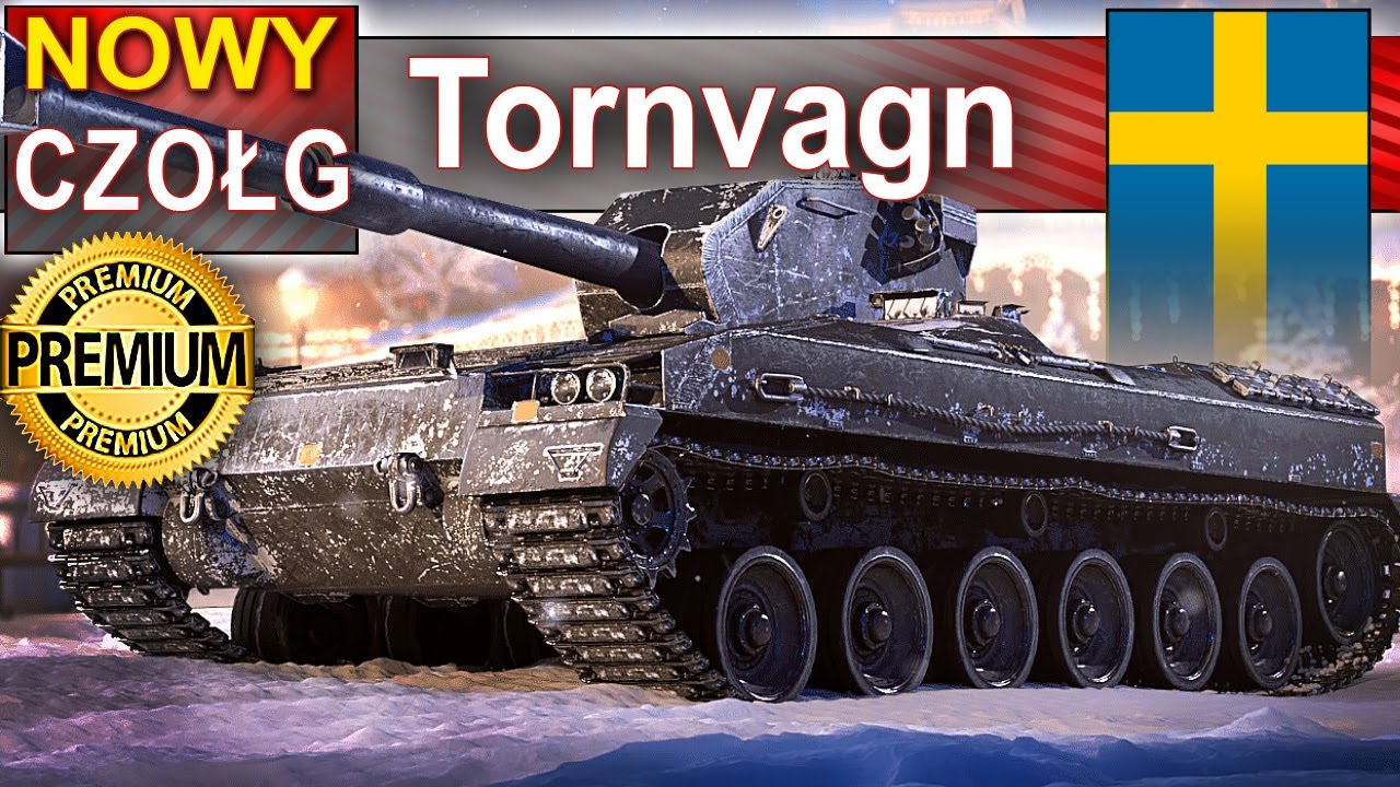 Tornvagn - dobry na górkach, ale wolny - czołg z paczek - World of Tanks