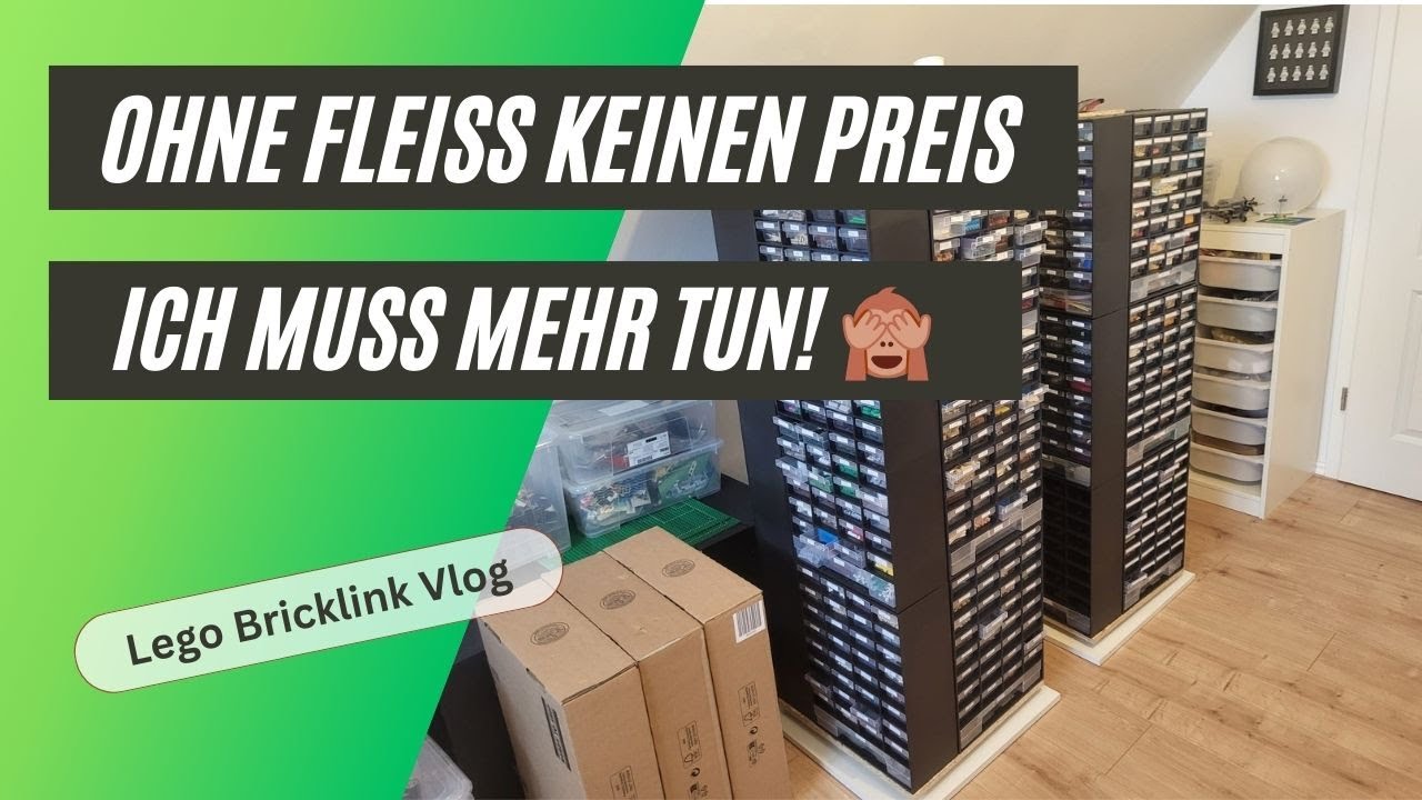 Verkaufe ich nichts wenn ich nichts tue? Lego Bricklink Shop KW15 Vlog #27