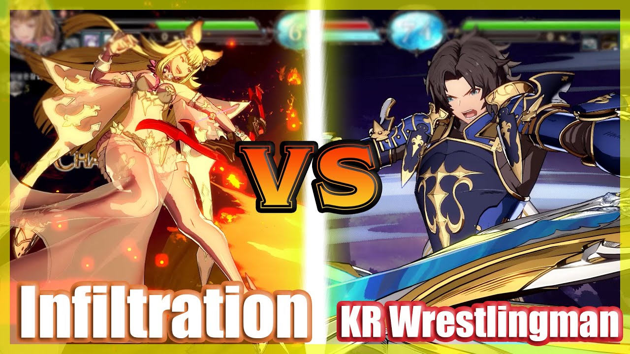 [GBVS PC] Infiltration (Metera) vs KR Wrestlingman (Lancelot) FT3