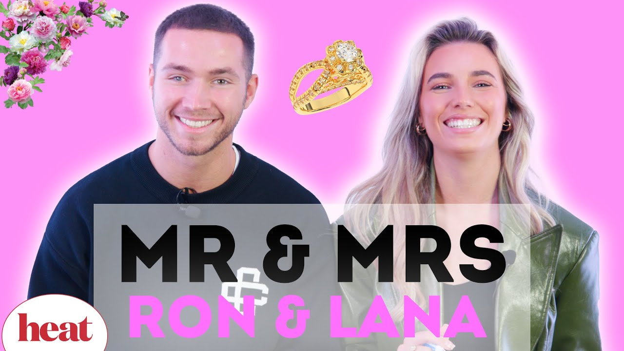 'You're A Weasel!': Love Island's Ron & Lana Play Mr & Mrs