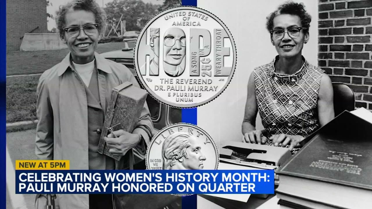 Dr. Pauli Murray honored for national civil rights work on U.S. quarter