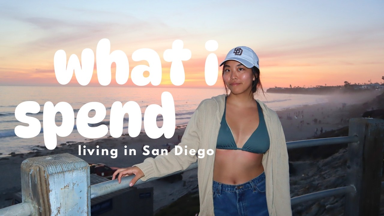 what I spend in a week living in San Diego *as a 29 year old* 💸