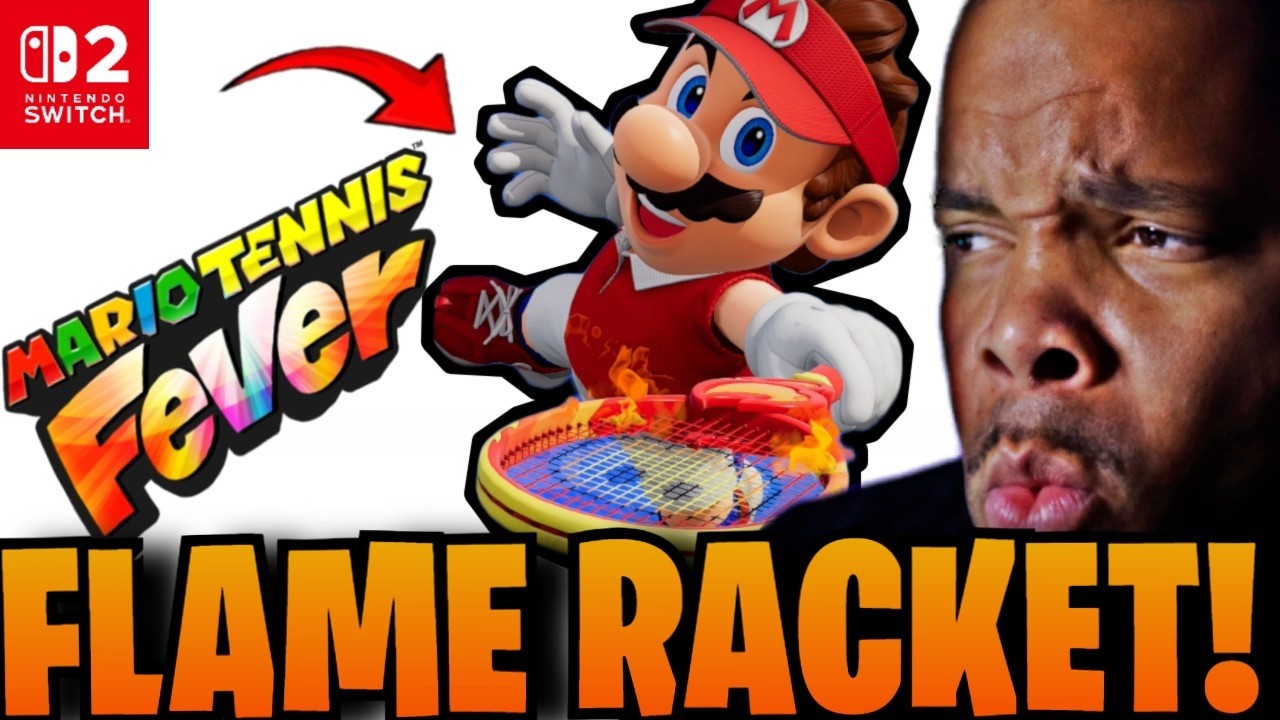 Mario Tennis Fever THE FLAME RACKET IS CRAZY!