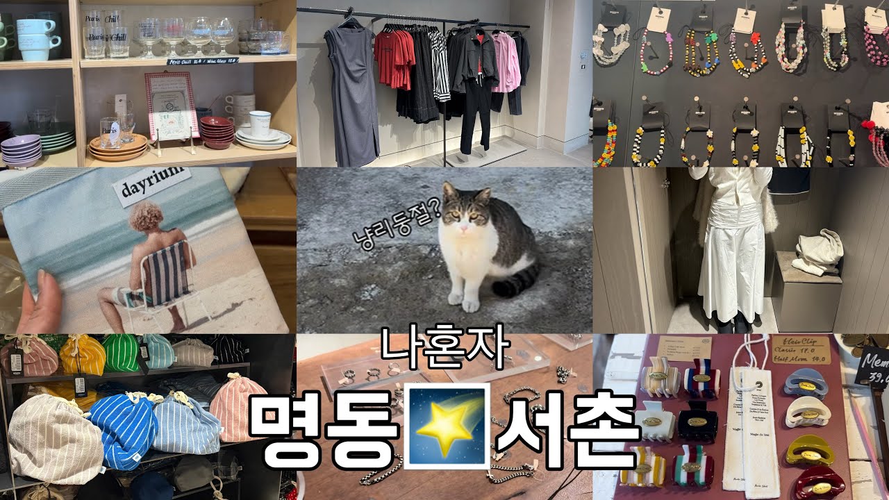 [나혼자명동➡️서촌] 자라플래그쉽스토어 | 뉴뉴 명동점 | 서촌소품샵 | INTP 혼자놀기