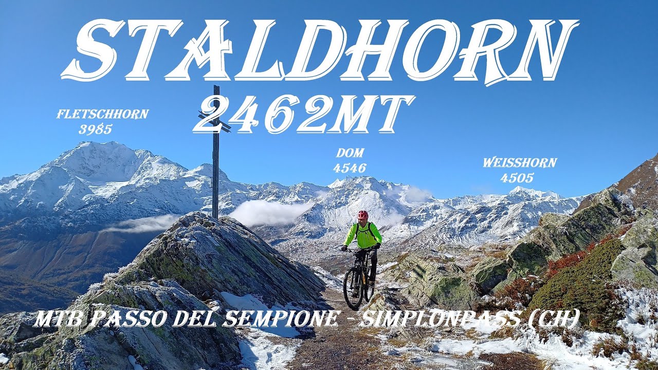 STALDHORN 2462mt MTB Passo del Sempione - Simplonpass