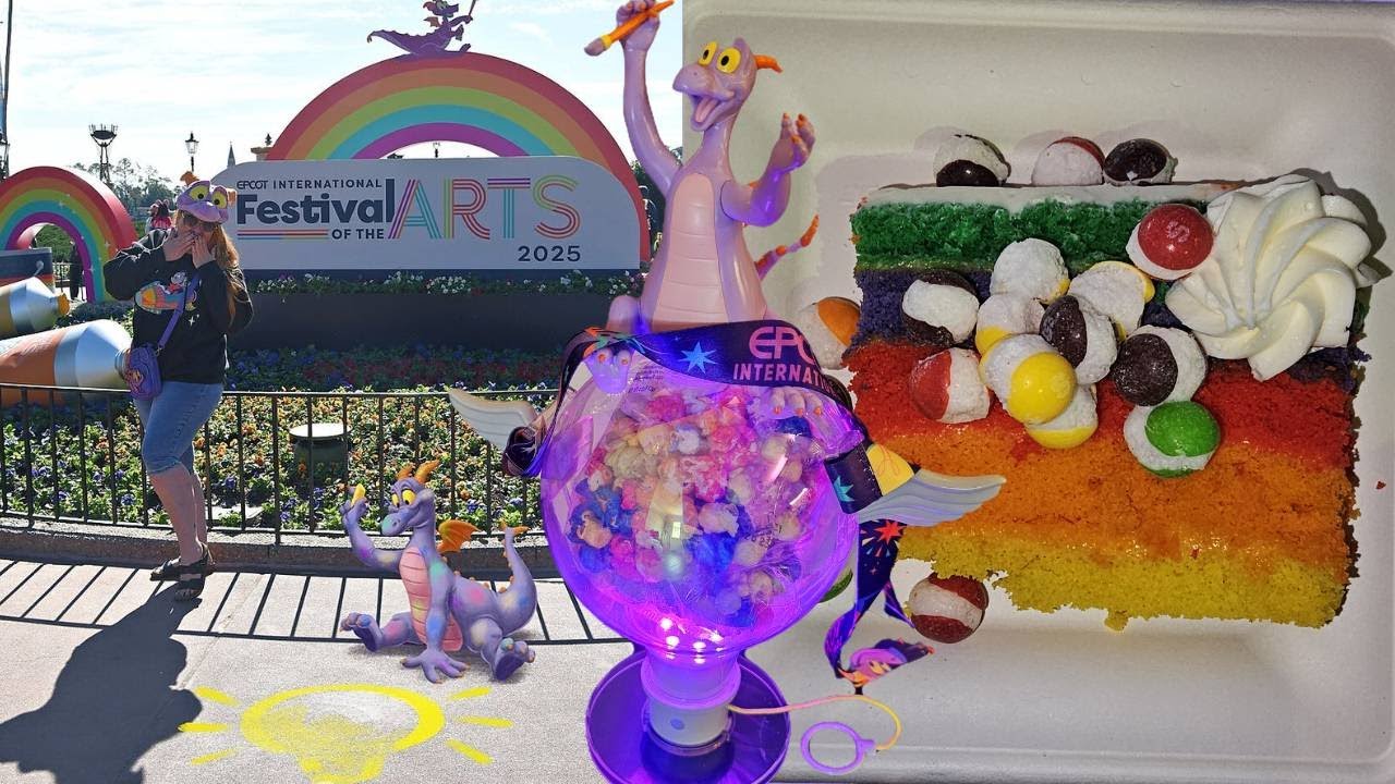 OPENING day Disney Epcot's Festival of the Arts 2025 | Artist's Booths & Figment Merch w/PRICES !