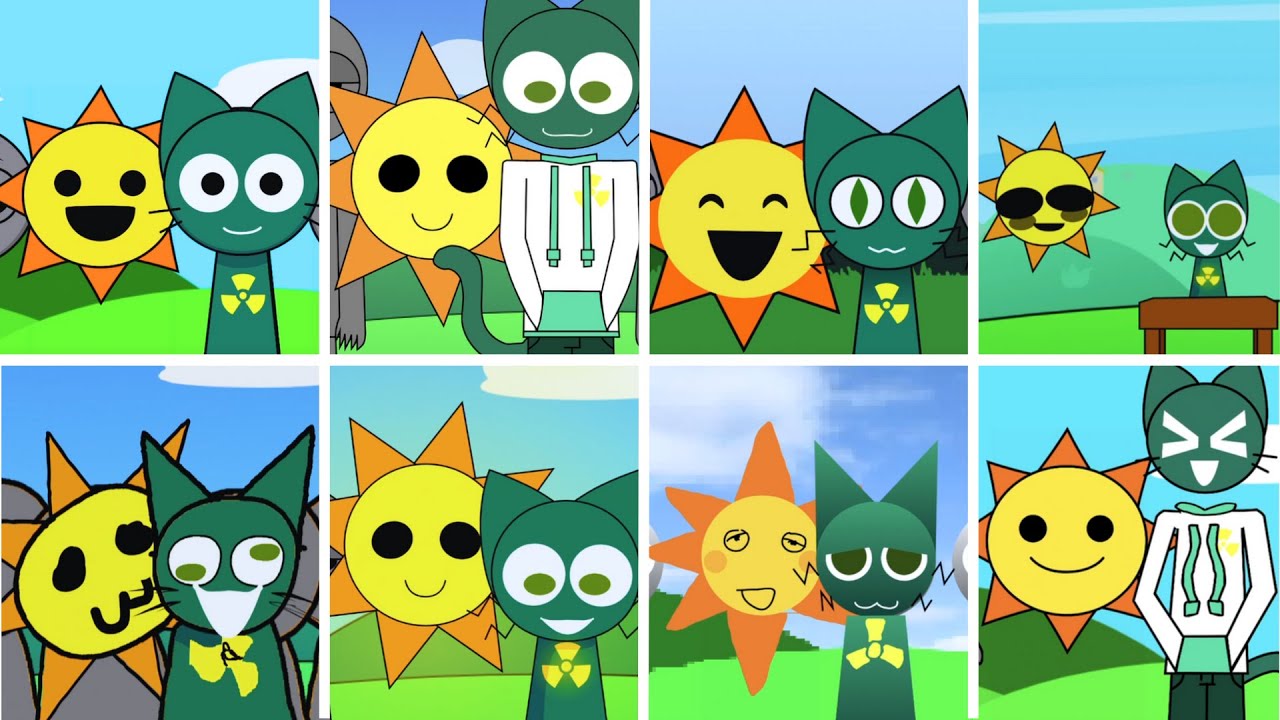 Incredibox - Sprunki but ONLY TOX and MR SUN in ALL Different Mods