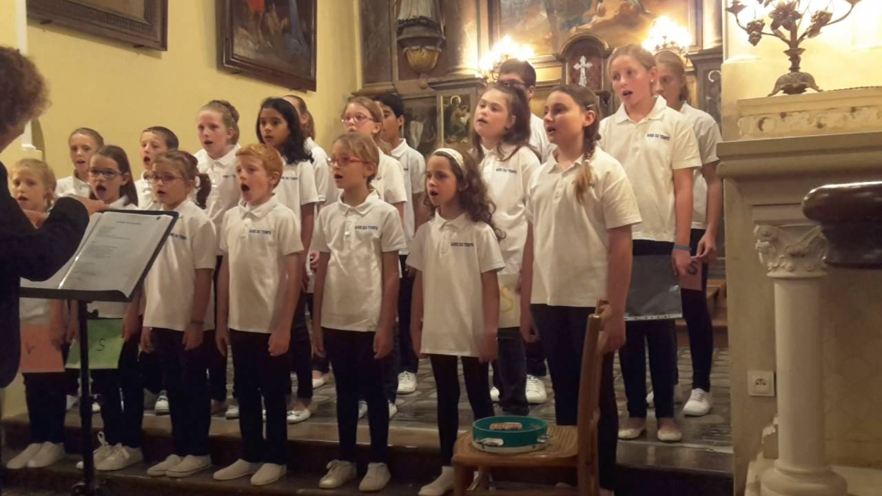 On écrit sur les murs chorale Airs du Temps Pont l'Evêque calvados Eglise st Aubin/Algot 01/10/16