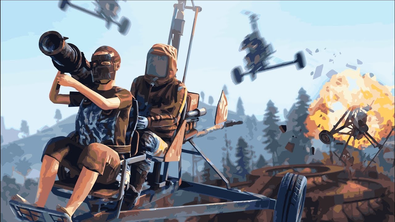 Десантники держат целый сервер в страхе. ВДВ отдыхает? [Rust | Раст]