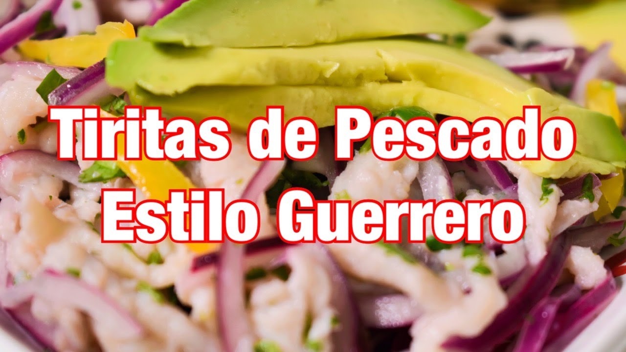 Tiritas de Pescado Estilo Guerrero (Cocinando con Carmelita)