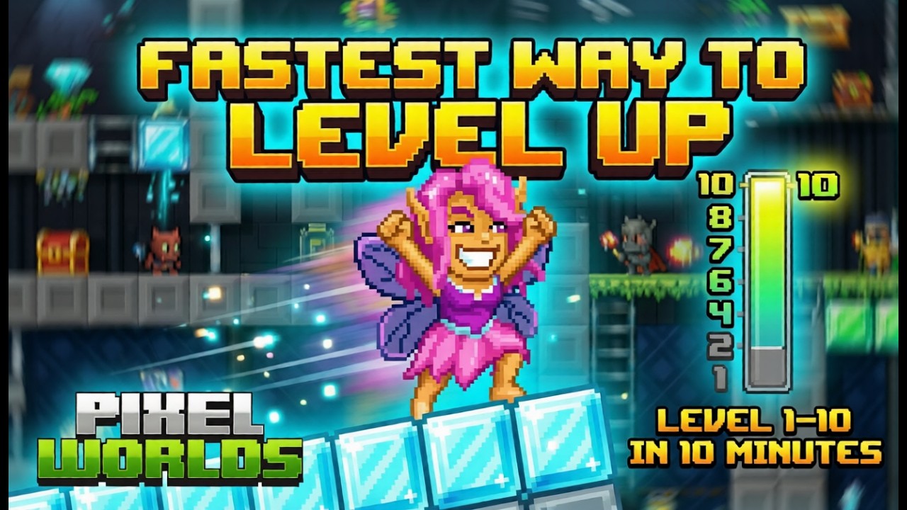 UNPATCHED XP Method in Pixel Worlds &mdash; 10 Levels in 10 Minutes (2026)