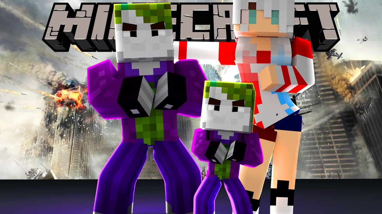 Minecraft: WHO'S YOUR FAMILY? - BATMAN SEQUESTROU ARLEQUINA (SUICIDE SQUAD)
