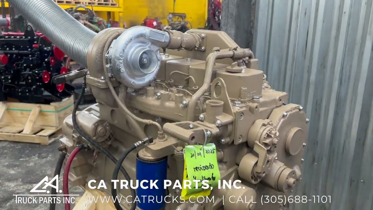 CUMMINS 6BT 5.9L DIESEL ENGINE FOR SALE @catrucks TEST RUN 12 VALVE