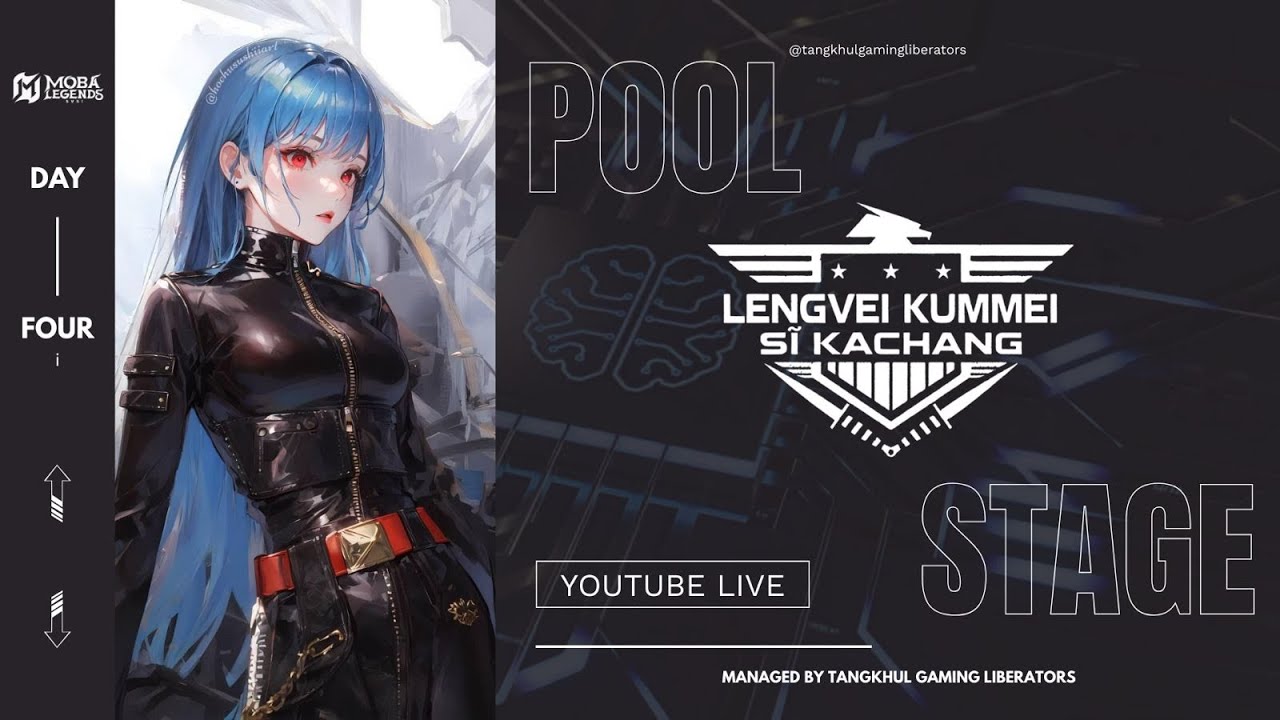LENGVEI KUMMEI SI KACHANG | POOL STAGE | DAY FOUR | MOBA LEGENDS | TANGKHUL GAMING LIBERATORS