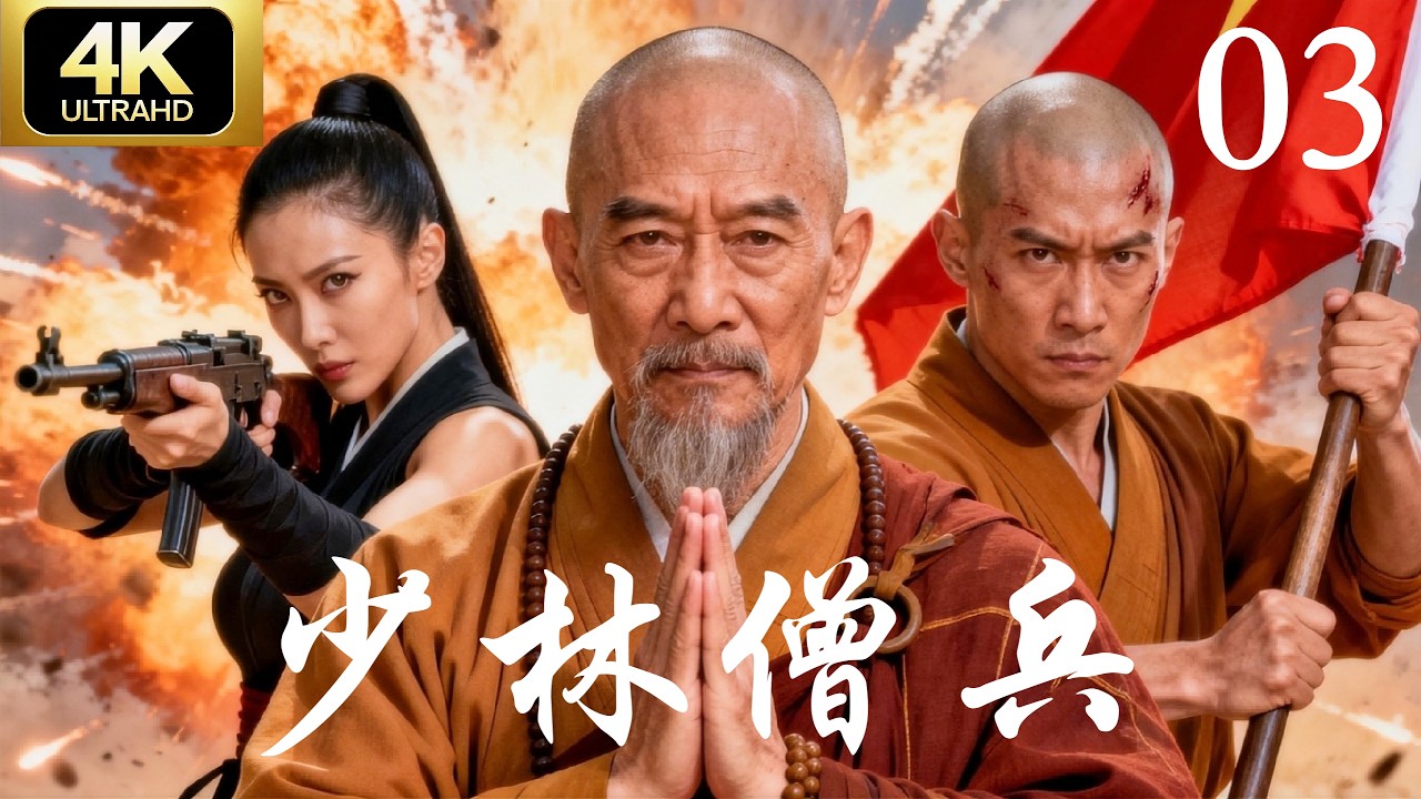 《少林僧兵》第03集｜国难危急，少林武僧强势反击｜4K经典抗日剧完整版⚔️