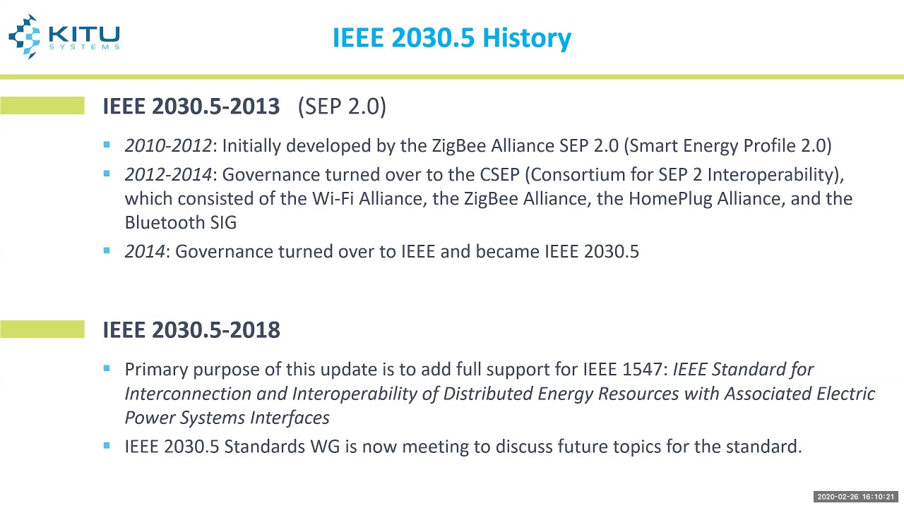 Meet IEEE 2030 5 Smart Energy Profile 2 0   SEP2   Gordon Lum