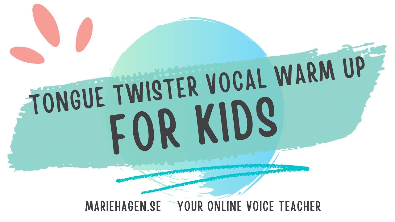 5 min Tongue Twister Warm Up for Kids