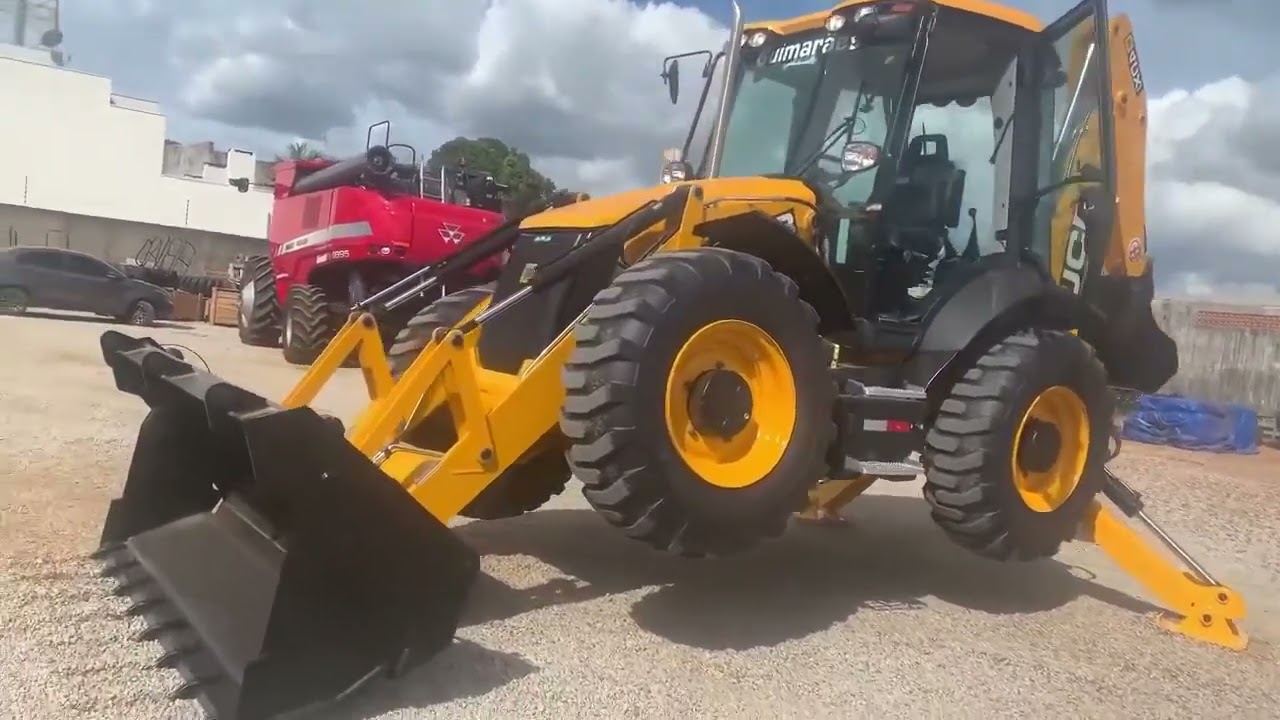Demonstração retroescavadeira 4cx JCB DO BRASIL 🇧🇷