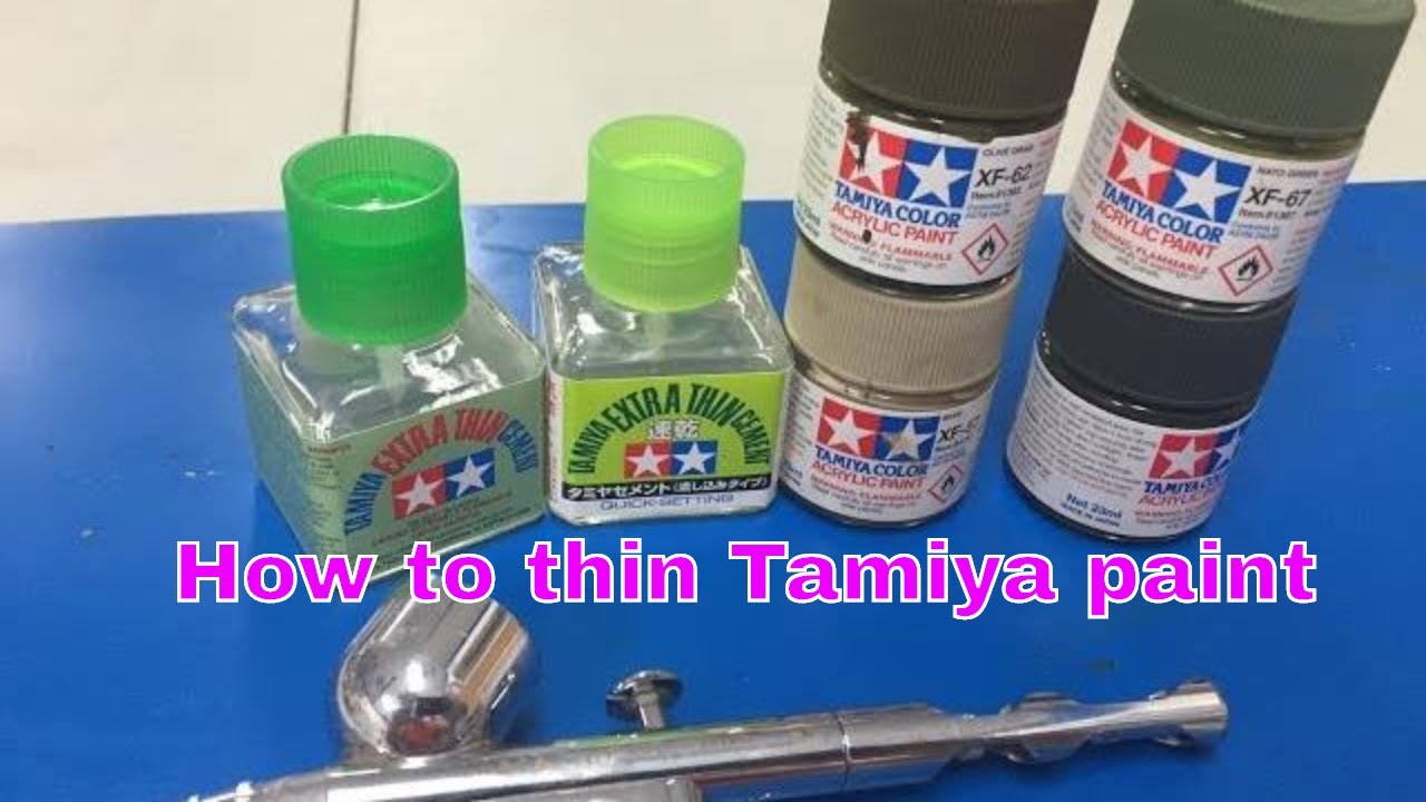 Разбавление и использование краски и цемента Tamiya. Это видео сэкономит вам время и силы.