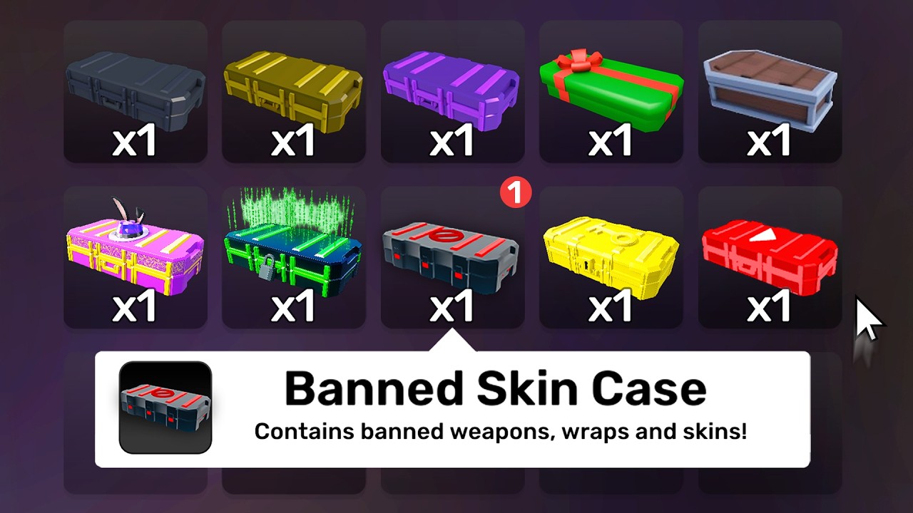 I Got Every Skin Case in Rivals!